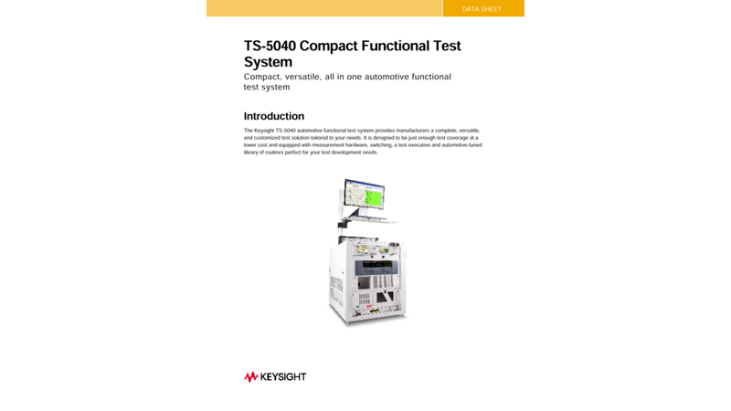 TS-5040 Compact Functional Test System